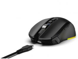 Hama Urage Reaper 800 8K Gaming egér, fekete (217845)